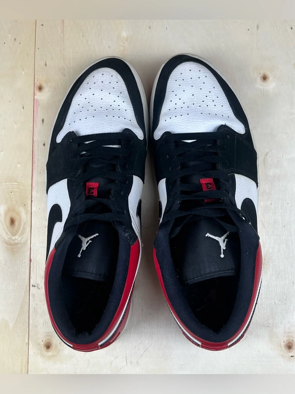 Nike Air Jordan 1 Low SE Black Toe Men’s Size 13